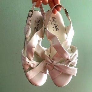 Vintage Criss Cross sling back Sandals